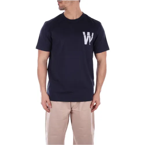 T-shirts and Polos , male, Sizes: L, S, M, XL - Woolrich - Modalova
