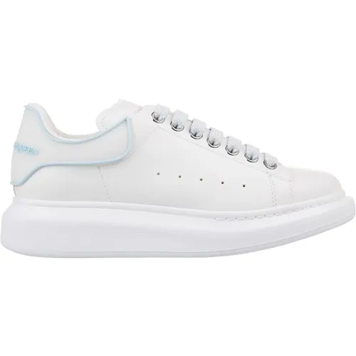 Oversized Sneakers with Blue Details , female, Sizes: 5 1/2 UK, 3 1/2 UK, 4 1/2 UK, 6 UK, 7 UK, 8 UK, 2 UK, 5 UK, 4 UK - alexander mcqueen - Modalova