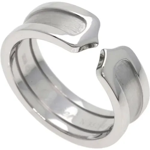 Pre-owned White Gold rings , female, Sizes: ONE SIZE - Cartier Vintage - Modalova