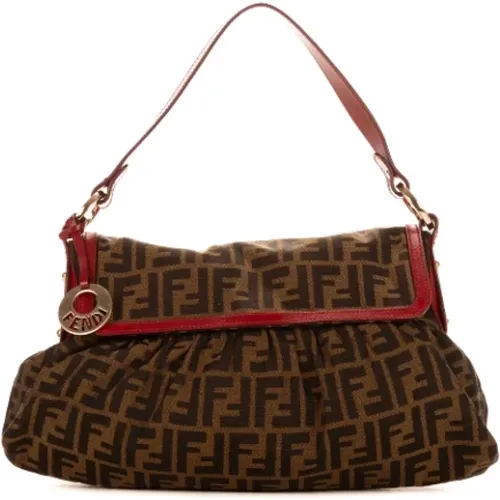 Pre-owned Canvas shoulder-bags , female, Sizes: ONE SIZE - Fendi Vintage - Modalova