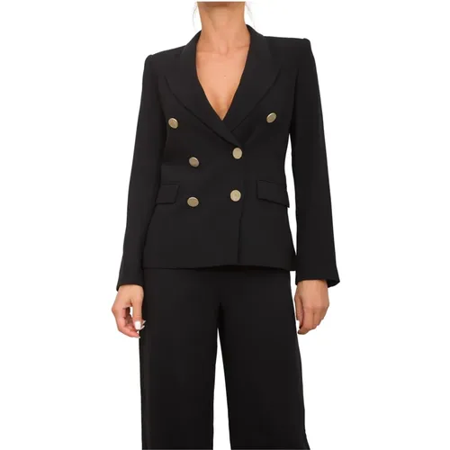 Schwarzer Blazer für Männer , Damen, Größe: 2XS - Armani Exchange - Modalova