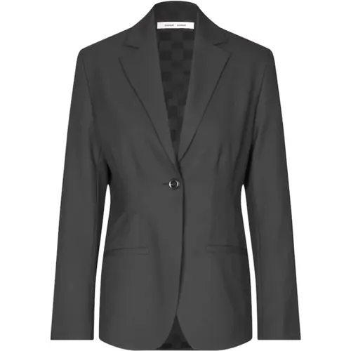 Klassischer Einreiher-Blazer mit taillierter Passform , Damen, Größe: XS - Samsøe Samsøe - Modalova