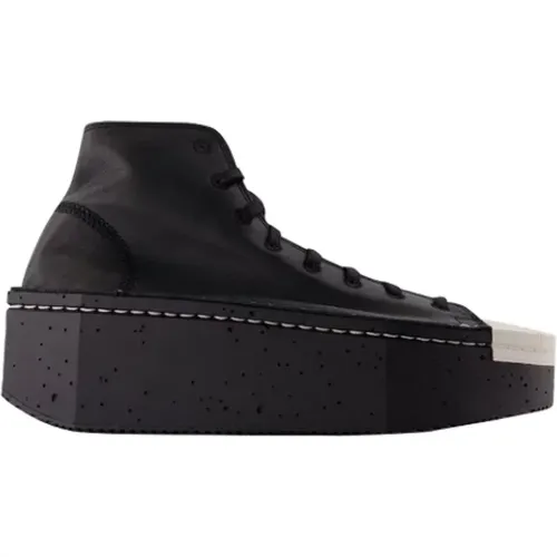 Leder sneakers , Damen, Größe: 37 EU - Y-3 - Modalova