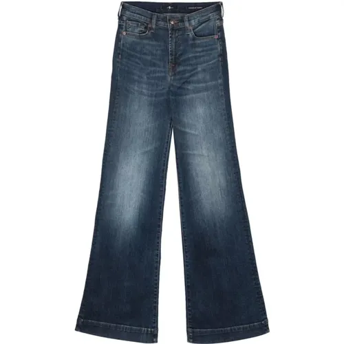 Blaue Jeans für Frauen , Damen, Größe: W26 - 7 For All Mankind - Modalova
