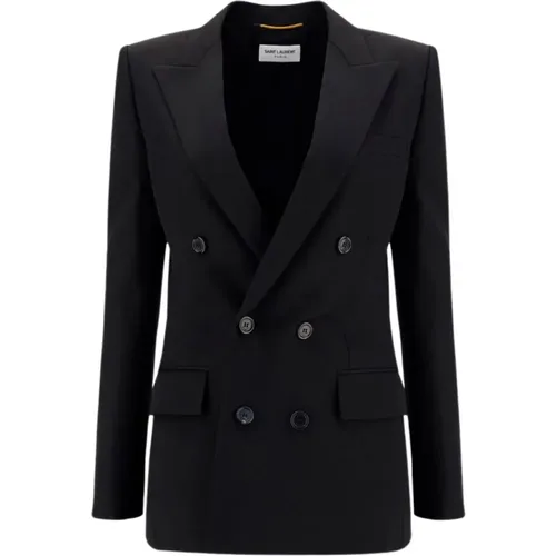 Sport Jacket , female, Sizes: 2XL - Saint Laurent - Modalova