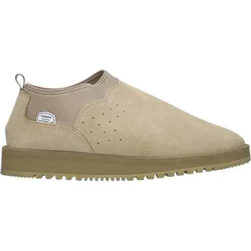 Mid Taupe Wool-Lined Sneakers , unisex, Sizes: 10 UK - Suicoke - Modalova