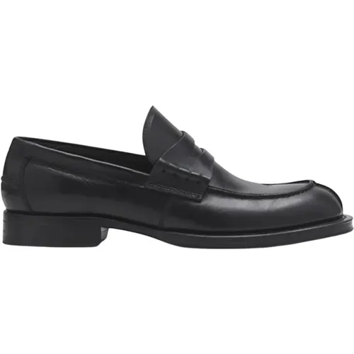 Classic Leather Loafers , male, Sizes: 11 UK, 5 UK - Lanvin - Modalova