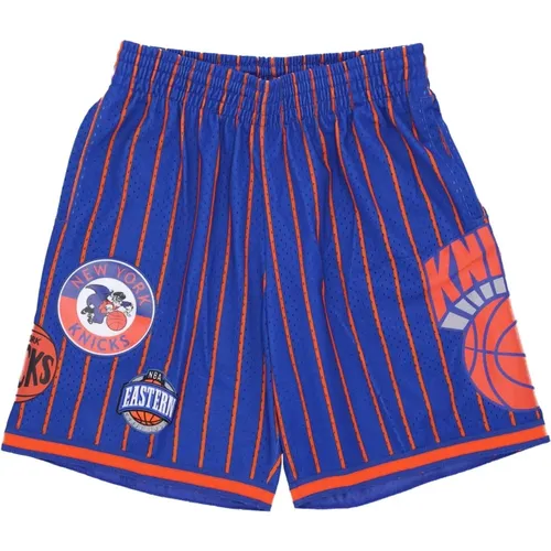 NBA Hometown Mesh Basketball Shorts , Herren, Größe: M - Mitchell & Ness - Modalova