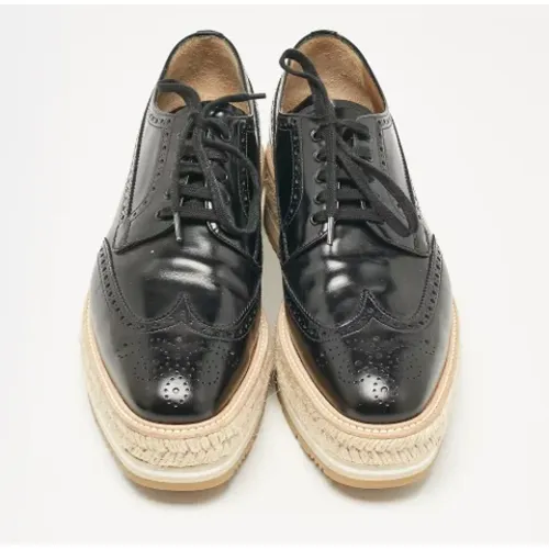 Pre-owned Leather sneakers , female, Sizes: 9 UK - Prada Vintage - Modalova