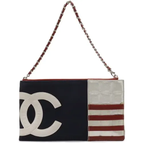 Pre-owned Canvas clutches , female, Sizes: ONE SIZE - Chanel Vintage - Modalova