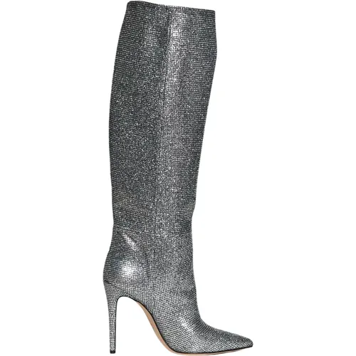 Silver Fabric Boot 9757 , female, Sizes: 3 UK, 5 UK, 4 UK, 7 UK - Anna F. - Modalova