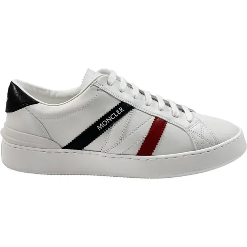 Monaco Sneaker in Weiß/Schwarz , Herren, Größe: 42 1/2 EU - Moncler - Modalova