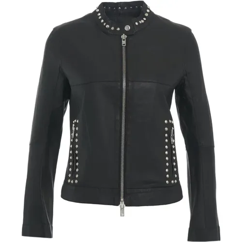 Leather Jacket , female, Sizes: 2XL, M, S, XL - Bully - Modalova