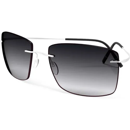 Klassische Graue Sonnenbrille Avior 8741 - Silhouette - Modalova