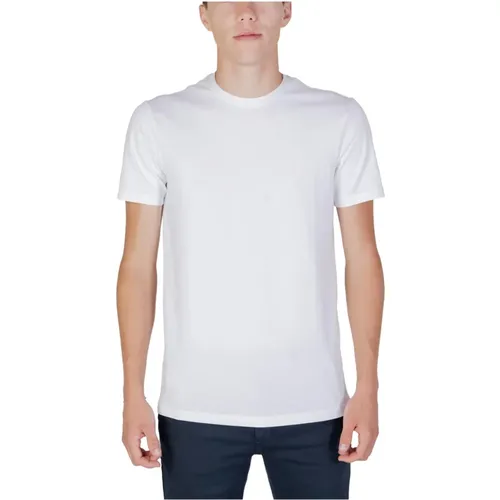 Herren T-Shirt weiß , Herren, Größe: 2XL - Armani Exchange - Modalova