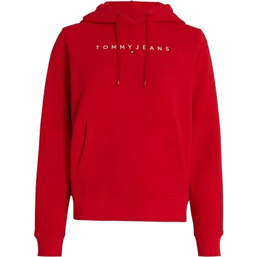 Roter Kapuzenpullover Tommy Jeans - Tommy Jeans - Modalova