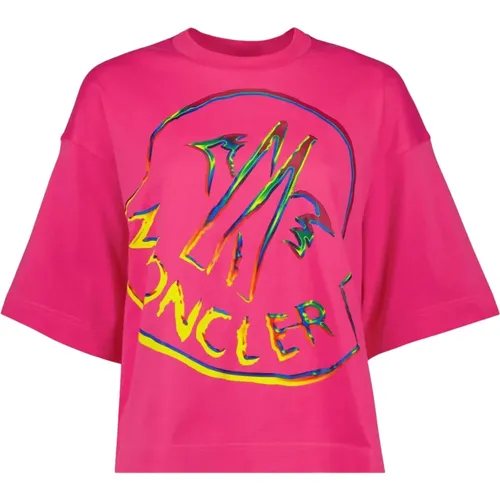 Logo Oversized T-shirt Moncler - Moncler - Modalova