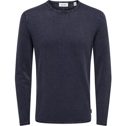 Vintage-inspirierter Herrenstrickpullover , Herren, Größe: M - Only & Sons - Modalova