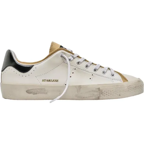 Starless Low Leather Sneakers , male, Sizes: 11 UK, 10 UK, 12 UK - Hidnander - Modalova