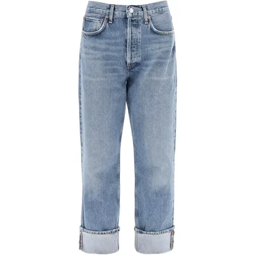 Vintage Straight Cropped Jeans - Agolde - Modalova