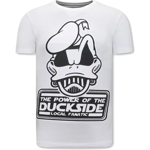 DuckSide Herren T-Shirt , Herren, Größe: L - Local Fanatic - Modalova