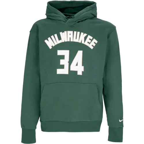 Giannis Antetokounmpo NBA Fleece Hoodie , Herren, Größe: L - Nike - Modalova