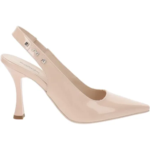 Elegante Leder High Heels , Damen, Größe: 36 EU - Nerogiardini - Modalova