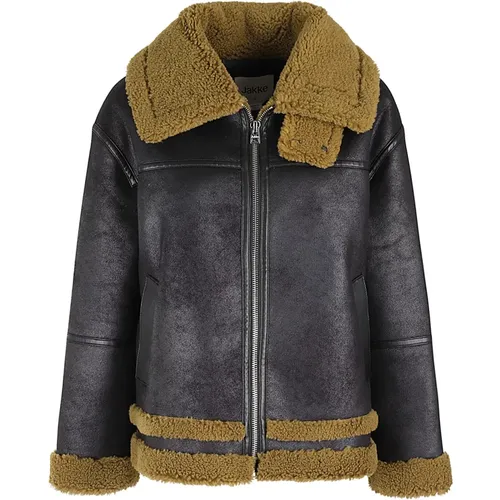 Aviator Style Jacke , Damen, Größe: XS - Jakke - Modalova