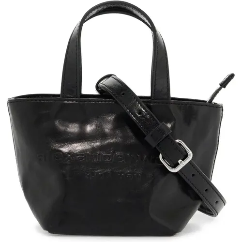 Schicke Ledertasche mit Punch-Detailing - alexander wang - Modalova