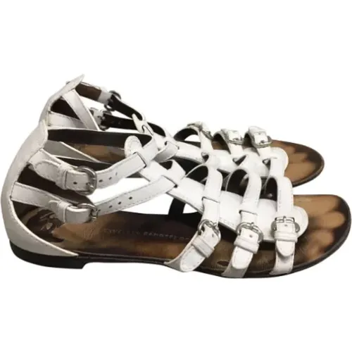 Pre-owned Leather sandals , female, Sizes: 4 UK - Giuseppe Zanotti Pre-owned - Modalova