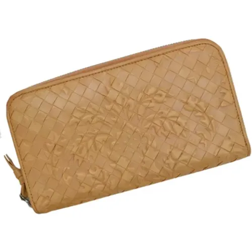 Pre-owned Leather wallets , female, Sizes: ONE SIZE - Bottega Veneta Vintage - Modalova