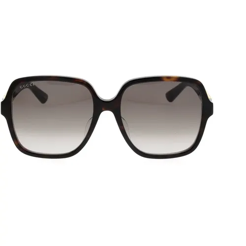 Stilvolle Sonnenbrille mit Einzigartigem Design , unisex, Größe: ONE Size - Gucci - Modalova