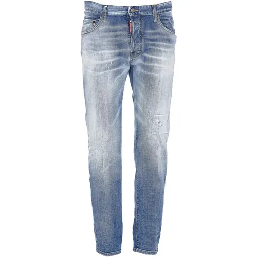 Light Clean Wash Cool Guy Jeans , male, Sizes: W28, W26, W36, W32, W38, W30 - Dsquared2 - Modalova