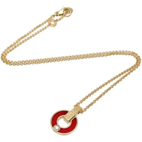 Pre-owned Gold necklaces , female, Sizes: ONE SIZE - Bvlgari Vintage - Modalova