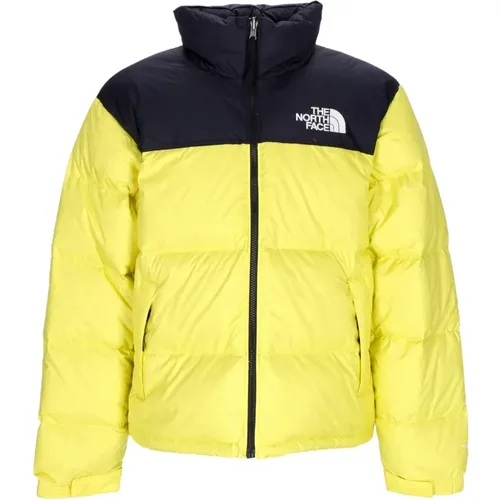 Retro Nuptse Gelber Daunenjacke - The North Face - Modalova