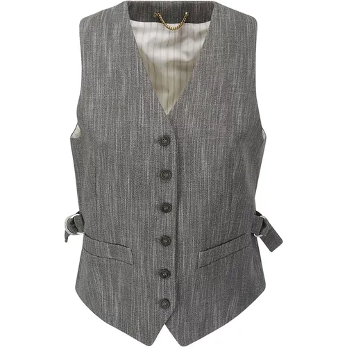 Wool Blend Journey Vest , female, Sizes: XS - Golden Goose - Modalova
