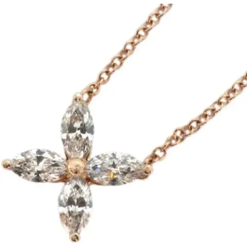 Pre-owned Rose Gold necklaces , female, Sizes: ONE SIZE - Tiffany & Co. Pre-owned - Modalova