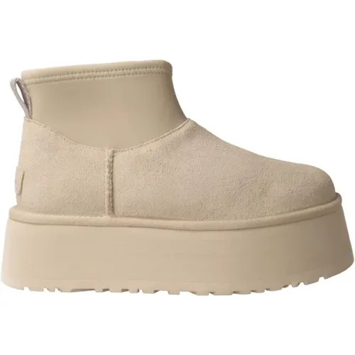 Weiße Puffer Mini Stiefel für Frauen , Damen, Größe: 39 EU - Ugg - Modalova