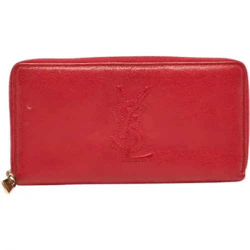 Pre-owned Leather wallets , female, Sizes: ONE SIZE - Yves Saint Laurent Vintage - Modalova