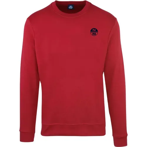 Long Sleeve Cotton Blend Sweatshirt , male, Sizes: L, XL, S, 2XL, M - North Sails - Modalova