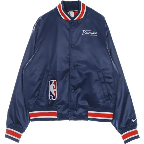 Team 31 Bomberjacke Courtside Marine/Rot - Nike - Modalova