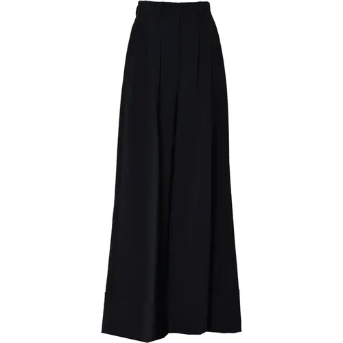 Stylish Wide Trousers , female, Sizes: M, S - Moschino - Modalova