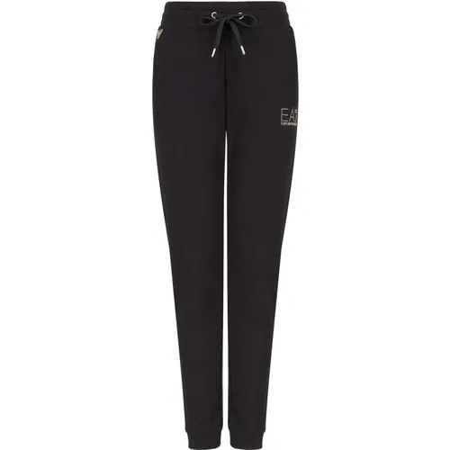 Jogger trousers , female, Sizes: L, M - Emporio Armani EA7 - Modalova