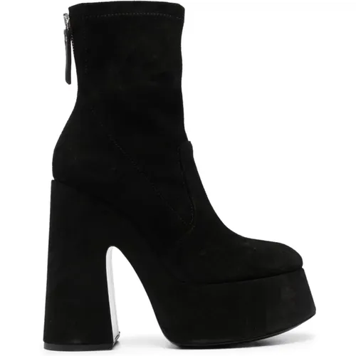 Elegant Suede Ankle Boots , female, Sizes: 5 1/2 UK - Vic Matié - Modalova