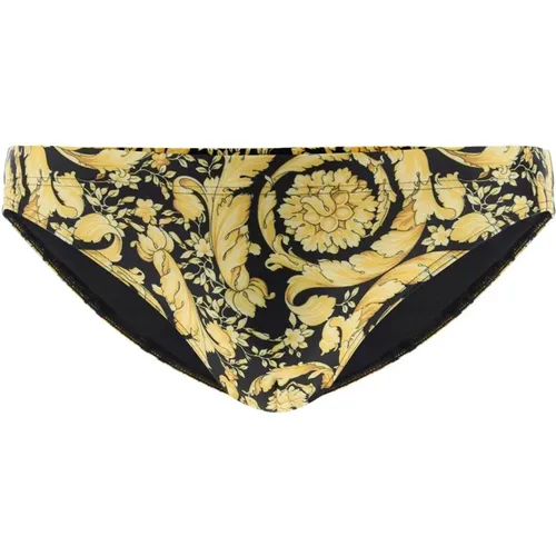 Badehose mit Barocco-Print Versace - Versace - Modalova