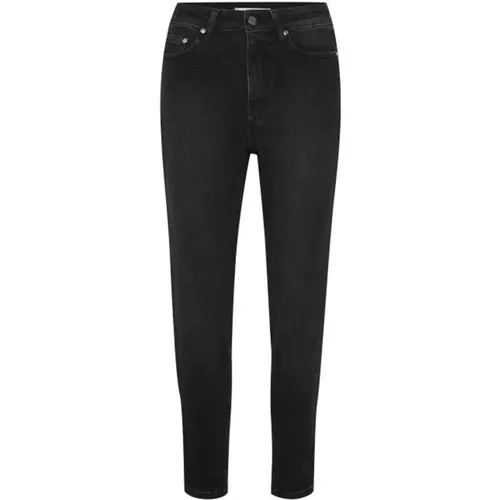 Slim Fit Jeans in Washed , female, Sizes: W25, W26 - Gestuz - Modalova