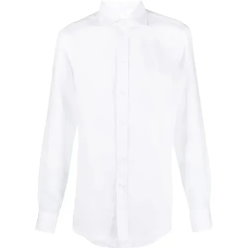 Weißes Casual Langarmshirt , Herren, Größe: S - Ralph Lauren - Modalova