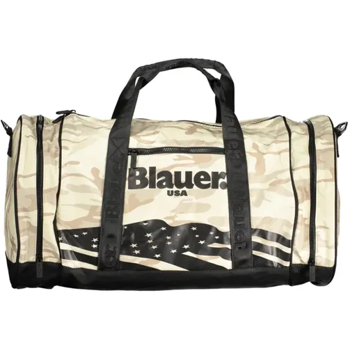 Sporty Bag with Adjustable Strap and Multiple Pockets , male, Sizes: ONE SIZE - Blauer - Modalova