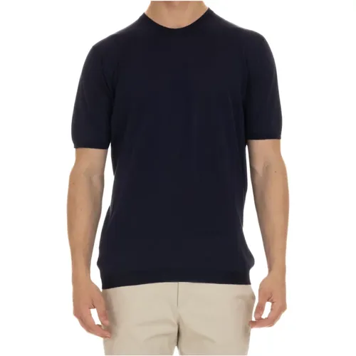 Silk T-shirts and Polos , male, Sizes: 2XL, L - Roberto Collina - Modalova