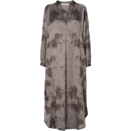 Tie-Dye Hemdkleid Asphalt Houda , Damen, Größe: XS - Rabens Saloner - Modalova